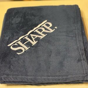 Sharp Dark blue Blanket. Very soft